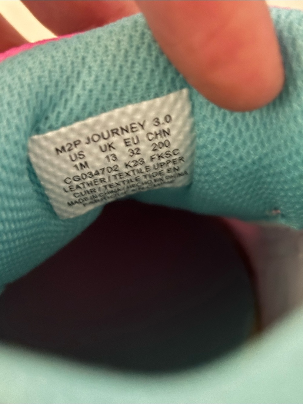 New with Tags! Stride Rite Little Girls M2P. Journey 3.0 Sneakers size 1 - Picture 7 of 7